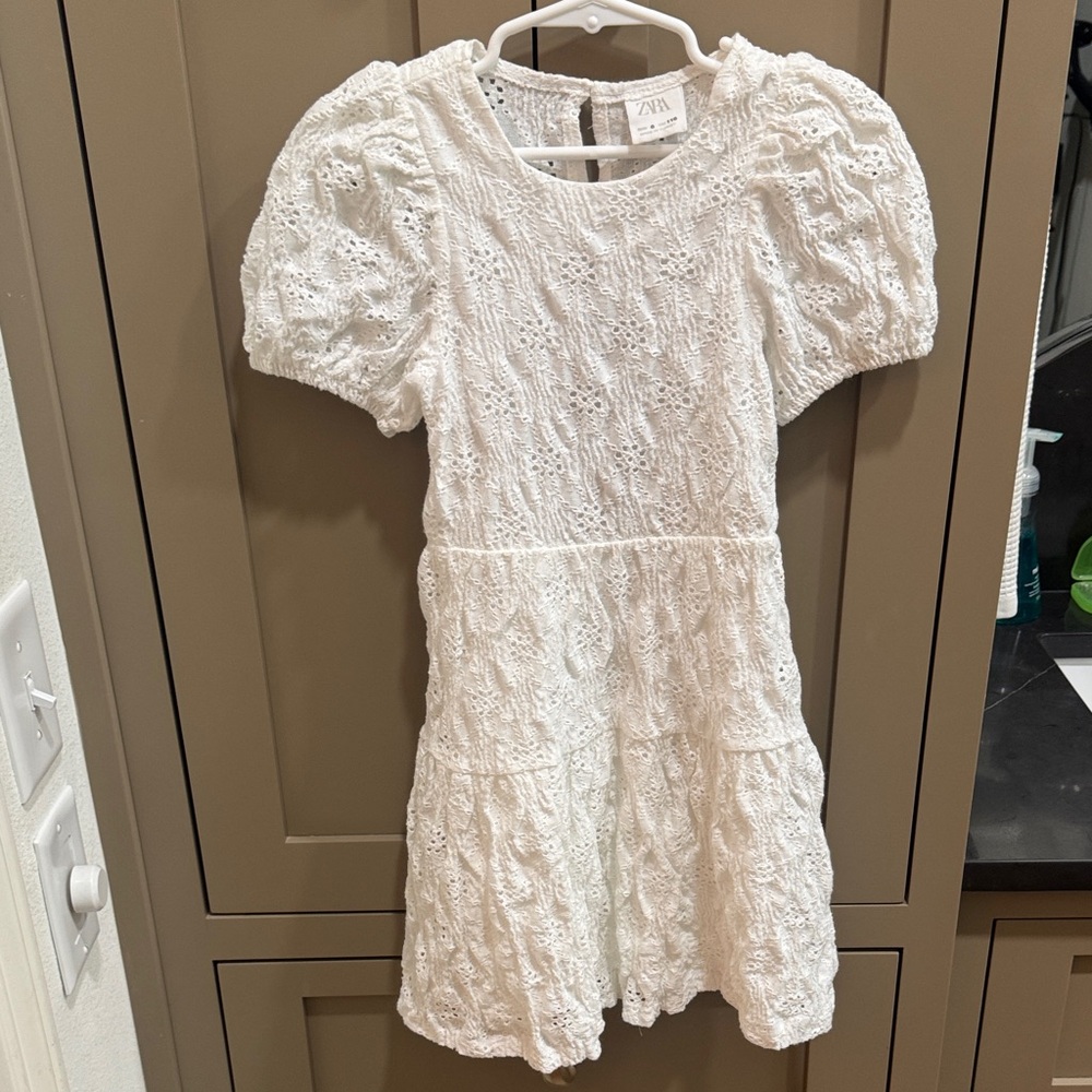 Zara Kids Ivory Lace Dress